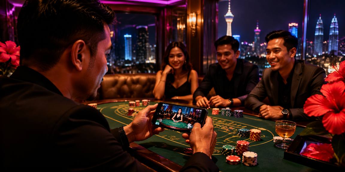 jadiking Live Casino Malaysia dengan Touch 'n Go eWallet